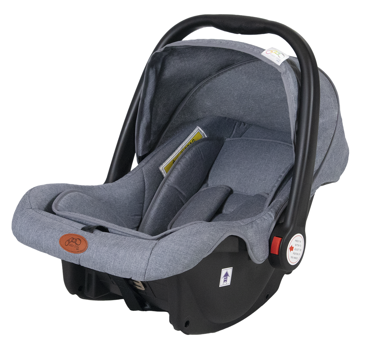Baby Links Car Seat with Multifunction Handle & Collapsible Sunshade Baby Links